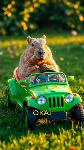 Capybara: The "Ok I Pull Up" Meme 🚗