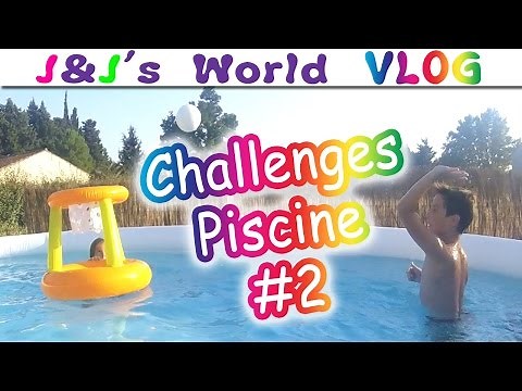 Piscine #2 : Nouveaux challenges pour s'amuser dans l'eau