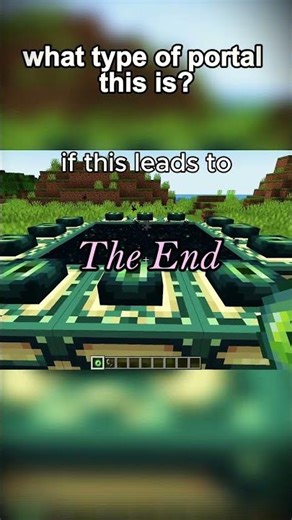 What type of portals this is? #minecraft #shorts