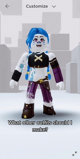 Jinx Arcane Roblox Outfits: Dress to Impress