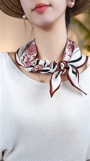 Classy Silk Scarf Knot Tutorial for Daily Wear