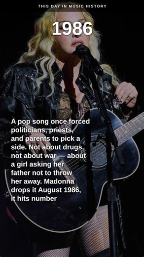 The Song That Made America Fight Over a Teenager (Madonna, 1986)