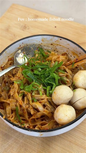 Homemade Fishball Noodle Recipe
