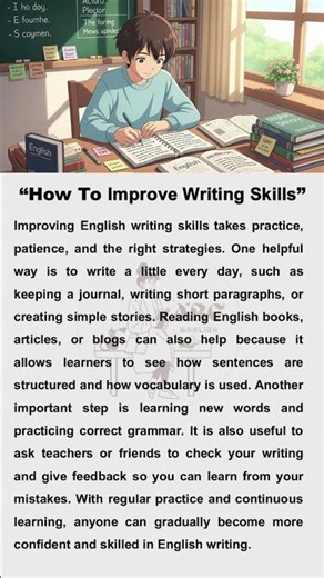 How to Improve Writing Skills | English Vocabulary | Improve Your Reading and Listening Skills