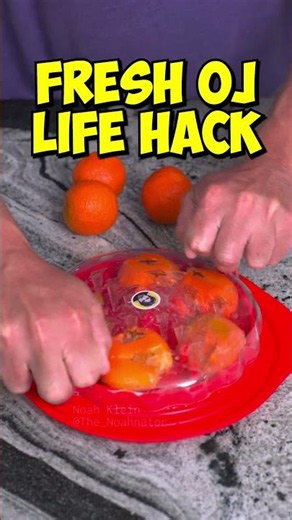 Never buy bottled juice again after seeing this 🤯 #lifehack #orangejuice #money