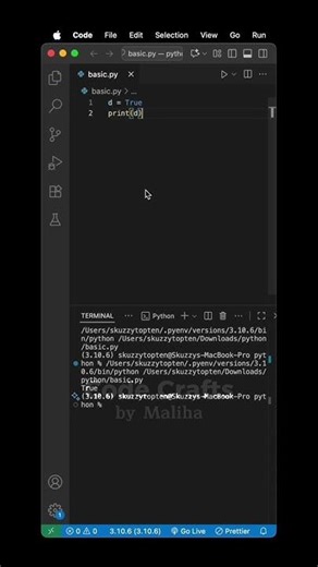 Python Basics Part 1 | Learn Python for Beginners in 60 Seconds #shorts #learnpython #ai #coding