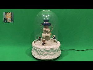 PAC 2005 Animated Snowman Snow Globe - All 12 Songs!