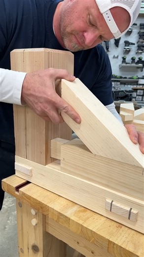 Cutting out the mortises on the King Canada hollow chisel mortiser and a quick dry fit test of the components! The Dusty Lumber Co. #wood #woodworking #tools #mortises #furniture #diy #diyprojects #homerenovation #maker #decor | King Canada Inc