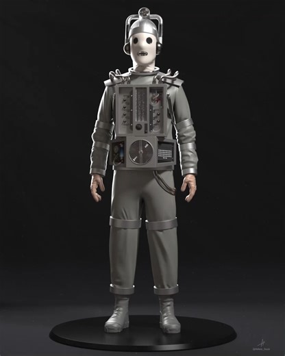 Helleno Souza on Instagram: "Mondasian cyberman – Doctor Who S10E11-12 (2017) World Enough and Time / The Doctor Falls Doctor Who Full Figure – Item 13 #MondasianCyberman #Cyberman #WorldEnoughAndTime #TheDoctorFalls #TwelfthDoctor #12thDoctor #doctorwho #doctorwhofigure #doctorwhofandom #doctorwhofanart #statue #statuecollectors #collectible #collectibles #3d #3dart #3dartist #3dmodel #3dmodeling #3dsculpt #3dsculpting #3dprint #3dprinting #digital3d #digitalsculpt #digitalsculpture #digitalscu