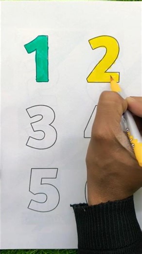 Counting Numbers | write and read Numbers | 123 learning for kids | 123456 counting for kids