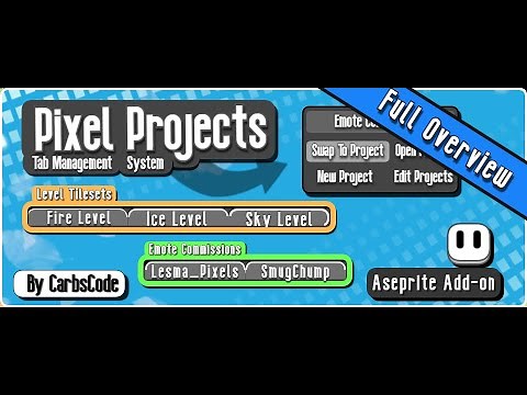Pixel Projects Extension For Aseprite | Full Overview & How To Use