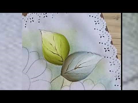 Cómo Pintar 3 Hojas con Pintura Acrílica Sobre Tela