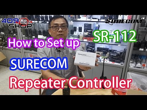 SURECOM SR-112 How to Set up simplex repeater Controller
