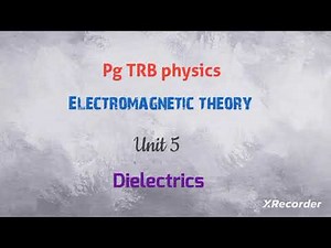 PG TRB Physics/ Electromagnetic Theory #pgtrb#pgtrb2024