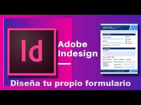 Crea un formulario en Adobe Indesign