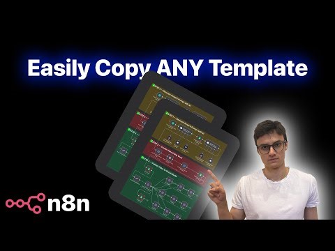 Three Ways to Copy any Template n8n