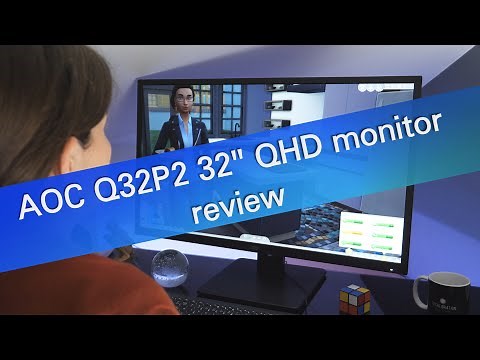 AOC Q32P2 QHD monitor review - great for working from home and gaming too