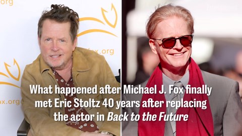 What happened after Michael J. Fox finally met Eric Stoltz 40 years after replacing the actor in 'Back to the Future'