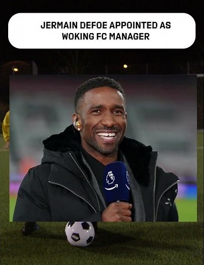 Jermain Defoe appointed as Woking FC manager
