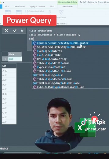eliminar valores null nulos de columnas, formatear tabla de valores nulos en Power Query Listo.RemoveNulls. formatear fácil y simple tablas de valores null #dataanalysis #powerbi #powerquery #powerquerytutorial #powerquerytips #powerqueryforbeginners
