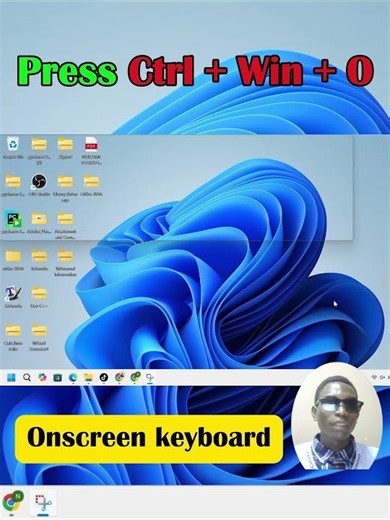 Stop Searching! Open On-Screen Keyboard in 1 Second 🤯 (Ctrl + Win + O)