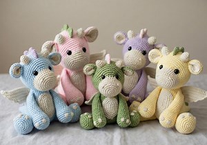 DIY Mini Dragon Crochet Pattern PDF | Beginner Friendly Amigurumi Dragon | Step-by-step Guide | Digital Download - Etsy UK