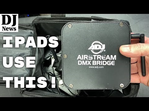 How Do I Control My DMX Lights With An iPad? ADJ Airstream DMX Bridge