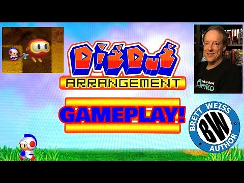 Dig Dug Arrangement Gameplay with Commentary (Namco Museum Virtual Arcade Xbox 360)