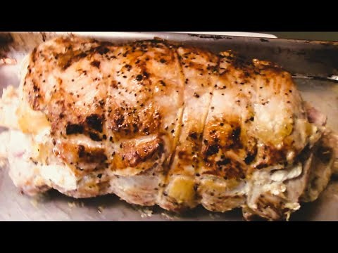 How to Make Pork Loin Stuffed with Cream Cheese by a Butcher