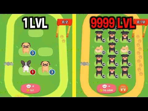 MAX LEVEL in Merge Dogs 3D Game