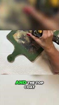 Messy Crafter's Secret: Perfect Milk Paint Chaos! #shorts