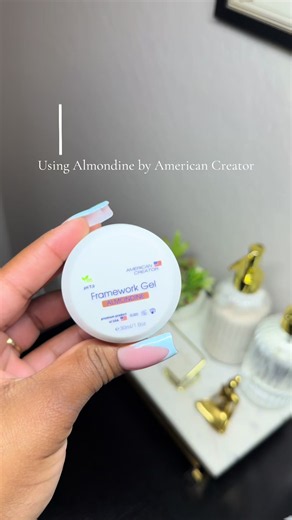 How to Apply Hard Gel Nails Using Almondine by American Creator