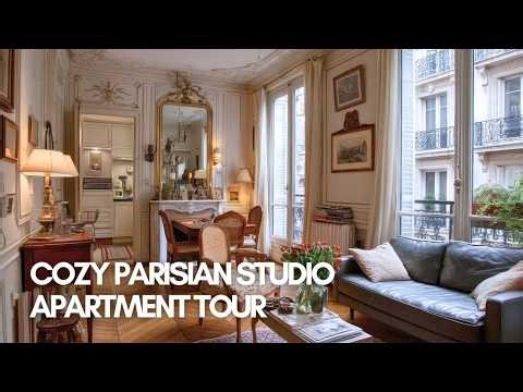 Cozy Parisian Studio Apartment Tour | Inside a Magical Tiny Parisian Studio Apartment