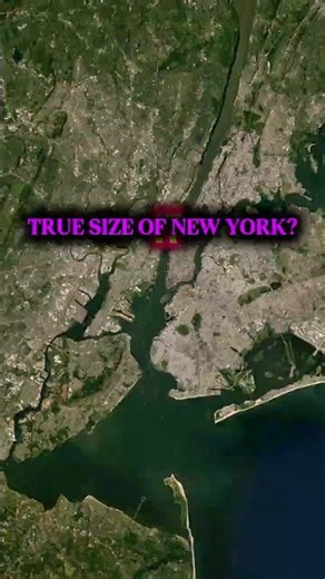 True Size of New York City