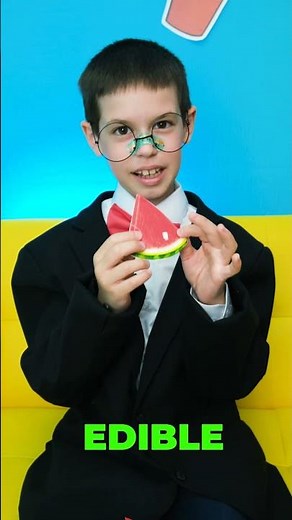 Which Part Is Edible? 🍉🥕 Can you Guess?🍒