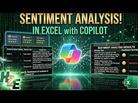 Use AI to Do Sentiment Analysis in Excel