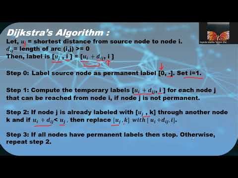 Network Modeling: part- 3 (Dijkstra's Algorithm)