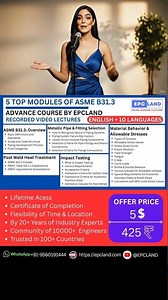 5 Modules of ASME B31.3 (English)