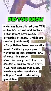 63K views · 559 reactions | How Humans Changed the Planet #facts | IQ&Math 2.2 | Facebook