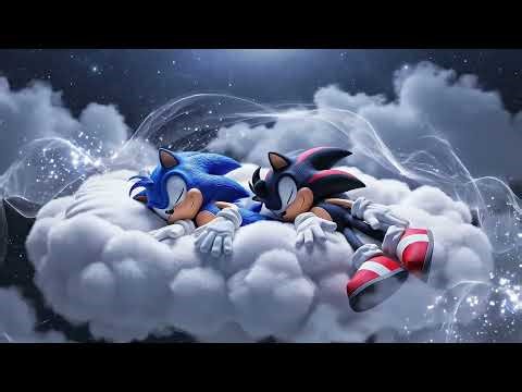 Fall Asleep in Minutes 😴 Sonic & Shadow Piano Lullaby (10 HOURS) 🌙 Deep Sleep Music • No Ads