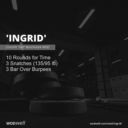 "Ingrid" Workout, CrossFit "Girl" Benchmark WOD | WODwell