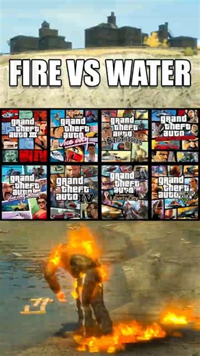 Fire vs Water in GTA Games – Will You Survive? 😱
