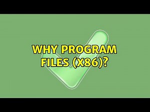 Why Program Files (x86)?