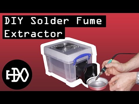 DIY Solder Fume Extractor with Active Carbon Filter