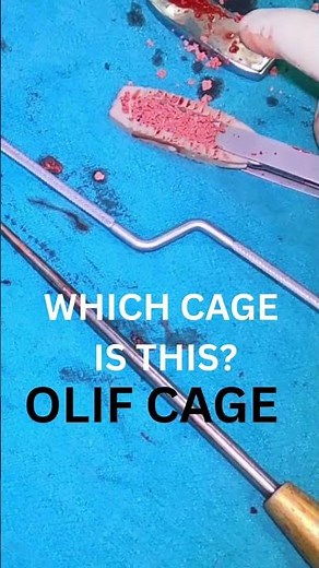 OLIF Cage Demo | Minimally Invasive Spine Fusion #slipdiscsurgery #backpain #doctor