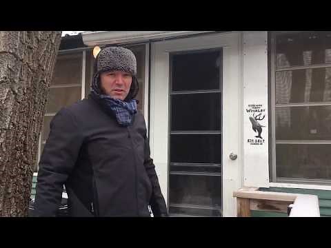 Winter project - Installing vinyl windows on our screened porch