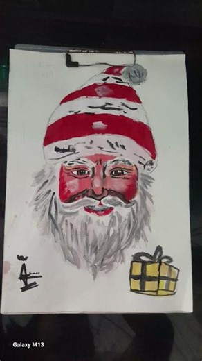 Drawing Santa claus 🧑‍🎄#shorts #art #DrawingwithAnanya