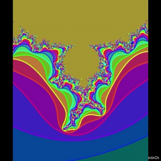 Extreme Mandelbrot Zoom in Desmos (Elephant Valleys at 100 Iterations)