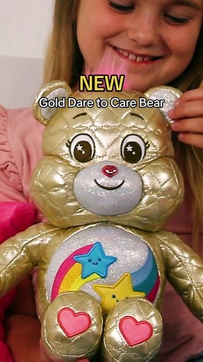 Mark your calendars! ✍️ The NEW Gold Dare to Care Bear will be available @12pm EST Sept 5, 2023 exclsuively on shopcarebears.com ⭐️ Link in our bio ❤️ #carebears #carebear #daretocare #daretocarebear #gold #goldaesthetic #collectible #plush #toys