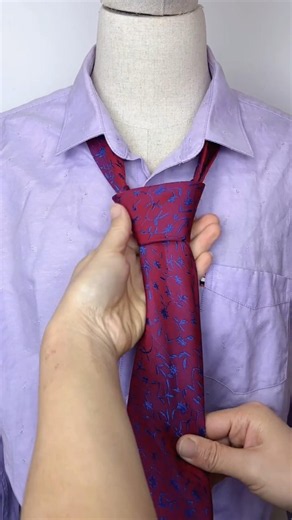 ​Tie a Tie in SECONDS! (Step-by-Step Life Hack) ⚡